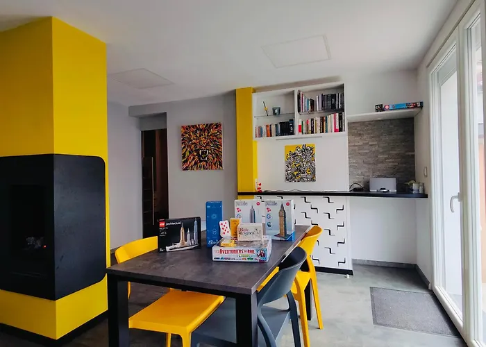 度假居 Le Repere Du Bien-etre - Maison 5 Chambres, Sauna, Cinema